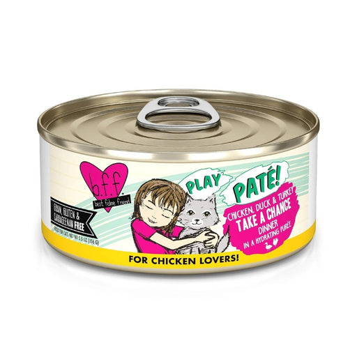 BFF Cat Play Chicken; Duck and Turkey Take a Chance Dinner 5.5oz. (Case of 8) - Petsplace.store