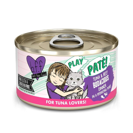 BFF Cat Play Tuna and Beef Bodacious Dinner 2.8oz.(Case of 12) - Petsplace.store