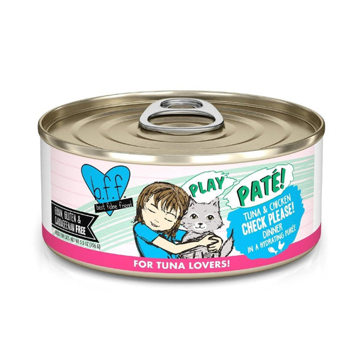 BFF Cat Play Tuna and Chicken Check Please! Dinner 5.5oz.(Case of 8) - Petsplace.store