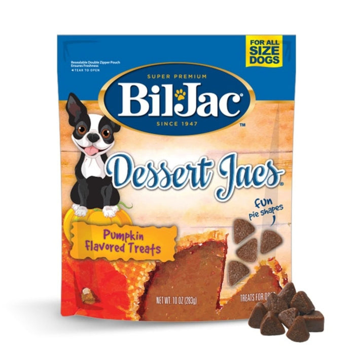 Bil - Jac Dessert Jacs Soft Dog Treats Pumpkin 10oz. (Case of 8) - Petsplace.store