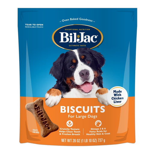 Bil - Jac Large Breed Dog Biscuits Chicken 26oz. (Case of 12) - Petsplace.store