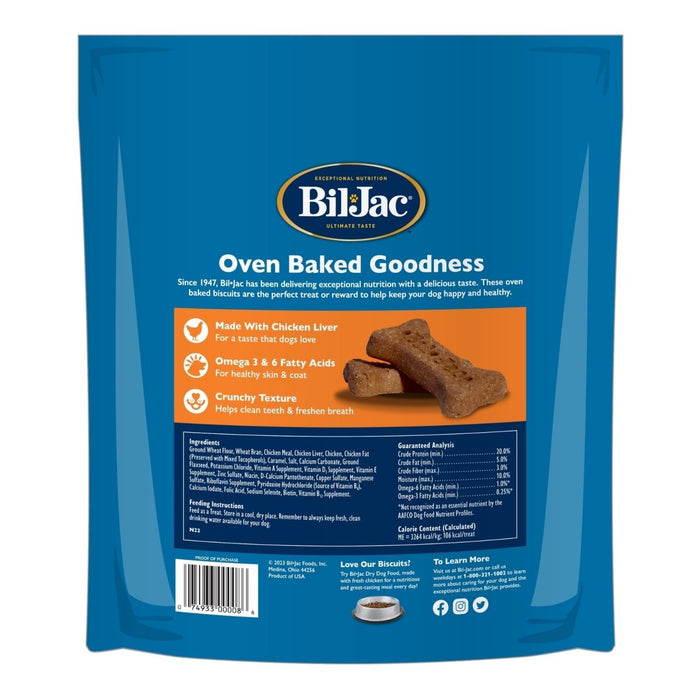 Bil - Jac Large Breed Dog Biscuits Chicken 4Lbs. (Case of 6) - Petsplace.store