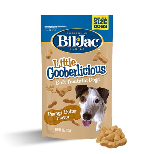 Bil - Jac Little Gooberlicious Soft Dog Treats Peanut Butter 4oz. (Case of 10) - Petsplace.store