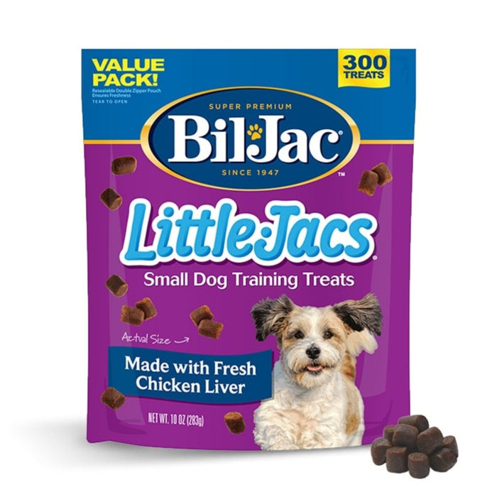 Bil - Jac Little Jacs Soft Training Dog Treats Chicken Liver 10oz. (Case of 8) - Petsplace.store