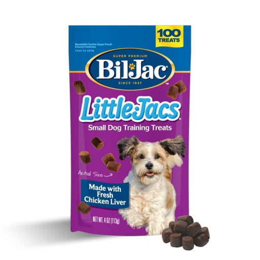 Bil - Jac Little Jacs Soft Training Dog Treats Chicken Liver 4oz. (Case of 10) - Petsplace.store