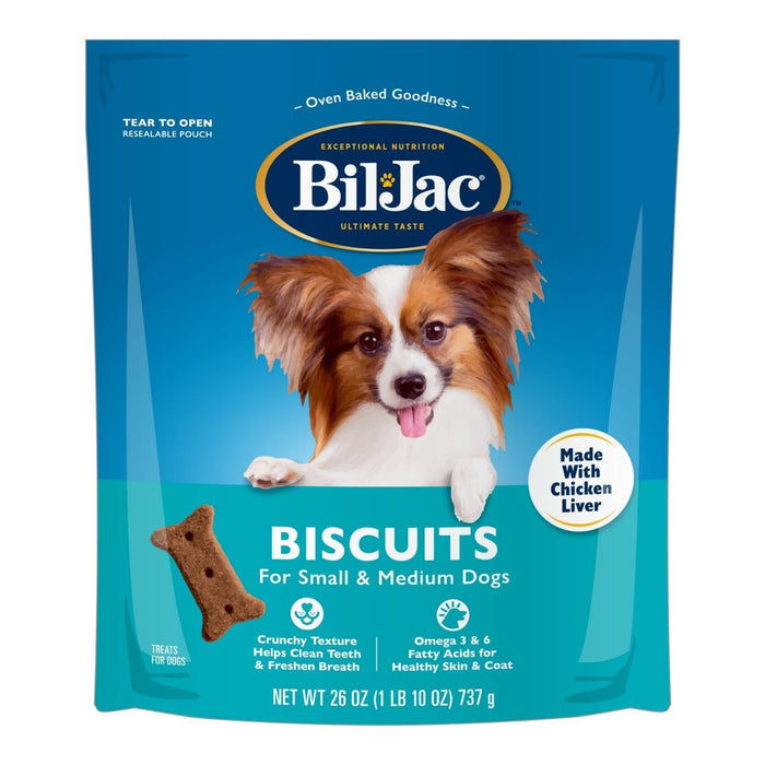 Bil - Jac Small/Medium Breed Dog Biscuits Chicken 26oz. (Case of 12) - Petsplace.store