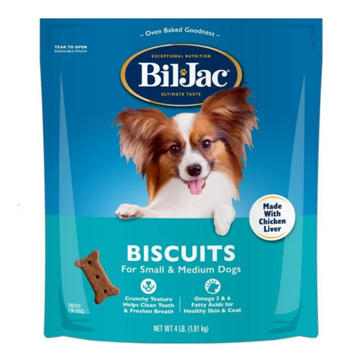 Bil - Jac Small/Medium Breed Dog Biscuits Chicken 4Lbs. (Case of 6) - Petsplace.store