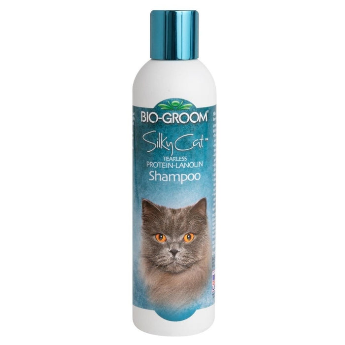 Bio - Groom Silky Cat Tearless Shampoo 8oz - Petsplace.store