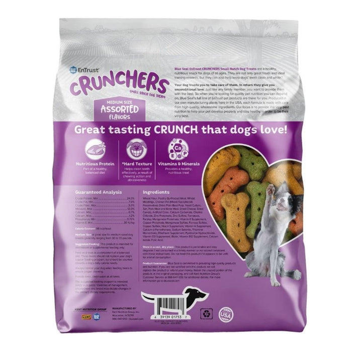 Blue Seal Entrust Crunchers Small Batch Dog Treats Assorted Medium - 3.5Lbs. - Petsplace.store