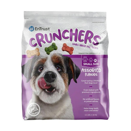 Blue Seal Entrust Crunchers Small Batch Dog Treats Assorted Small - 3.5Lbs. - Petsplace.store