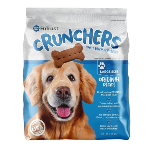 Blue Seal Entrust Crunchers Small Batch Dog Treats Original Large - 3.5Lbs. - Petsplace.store