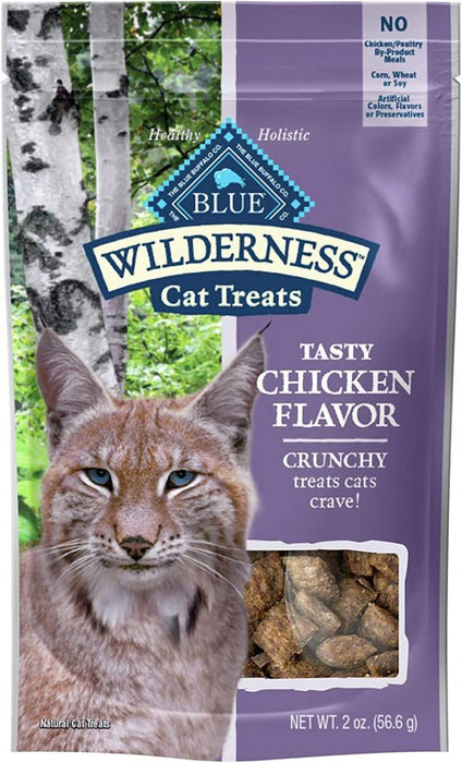 Blue Wilderness Cat Crunchy Chicken 2oz. (Case of 12) - Petsplace.store