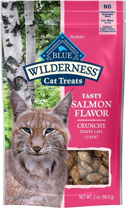 Blue Wilderness Cat Crunchy Salmon 2oz. (Case of 12) - Petsplace.store