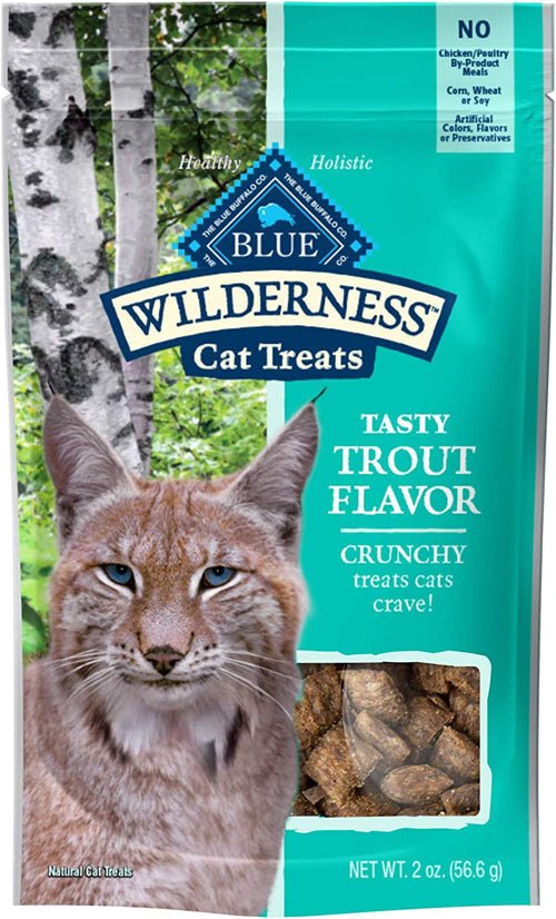 Blue Wilderness Cat Crunchy Trout 2oz. - Petsplace.store