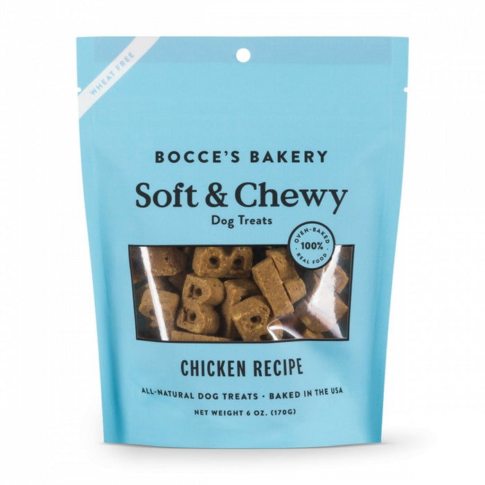 Bocces Bakery Dog Soft And Chewy Chicken 6oz. - Petsplace.store