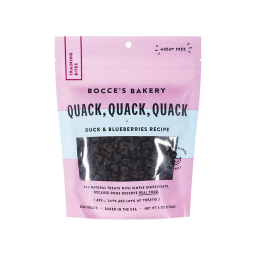 Bocces Bakery Dog Training Quack Quack 6oz. - Petsplace.store