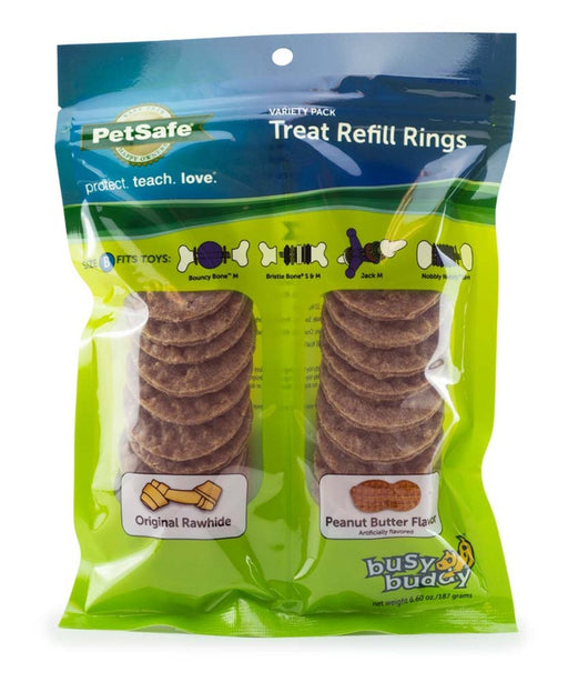 Busy Buddy Treat Refill Rings Variety Pack 1ea/6.6 oz, MD - Petsplace.store