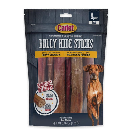 Cadet Bully Hide Sticks All - Natural Dog Chews Small Stick, 1ea/9 ct - Petsplace.store