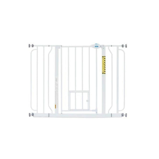 Carlson Extra Wide Pet Gate w/ Slide Handle White 29 - 51 X 30in. - Petsplace.store