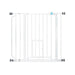 Carlson Extra Wide Pet Gate w/ Small Pet Door White 29 - 39 X 30in. - Petsplace.store