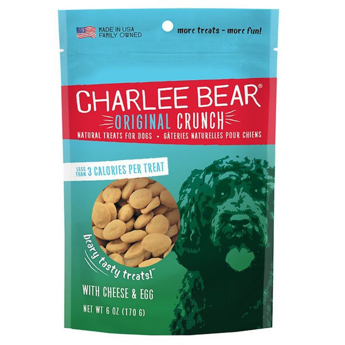 Charlee Bear Dog Cheese And Egg Treat 6oz. - Petsplace.store