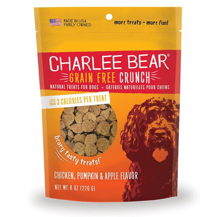 Charlee Bear Dog Crunch Grain Free Chicken And Pumpkin 8oz. - Petsplace.store