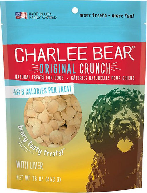 Charlee Bear Dog Liver Treat 16oz. - Petsplace.store