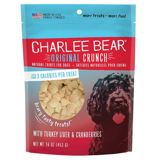 Charlee Bear Dog Turkey Liver And Cranberry Treat 16oz. - Petsplace.store