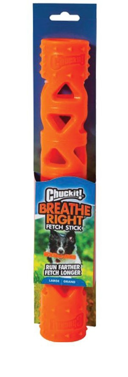 Chuckit! Breathe Right Stick Orange 1ea/LG - Petsplace.store