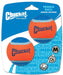 Chuckit! Tennis Ball Dog Toy Shrink Sleeve Blue/Orange 1ea/MD, 2 pk - Petsplace.store