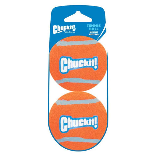 Chuckit! Tennis Ball Dog Toy Shrink Sleeve Orange/Orange 1ea/MD, 2 pk - Petsplace.store