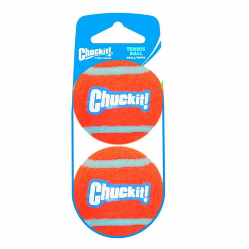 Chuckit! Tennis Ball Dog Toy Shrink Sleeve Orange/Orange 1ea/SM, 2 pk - Petsplace.store