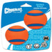 Chuckit! Ultra Ball Dog Toy Blue/Orange 1ea/2 pk, MD - Petsplace.store