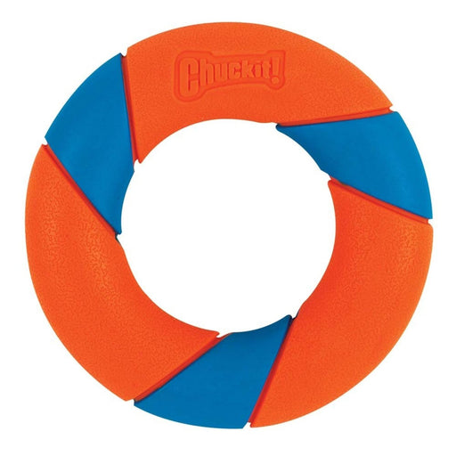 Chuckit! Ultra Ring Dog Toy Blue, Orange 1ea/One Size - Petsplace.store