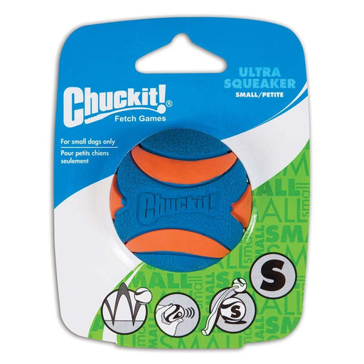 Chuckit! Ultra Squeaker Ball Dog Toy 1ea/SM - Petsplace.store