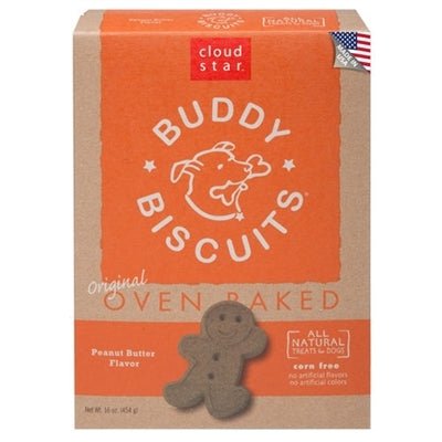 Cloud Star Buddy Biscuits Peanut Butter 16oz. - Petsplace.store