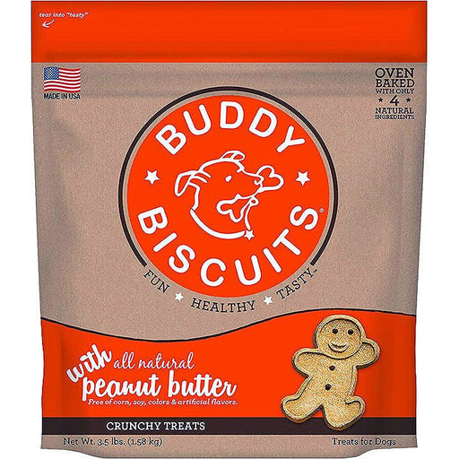 Cloud Star Dog Buddy Biscuits Peanut Butter 3.5Lb - Petsplace.store