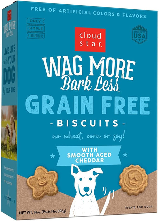 Cloudstar WAGMORE DOG GRAIN FREE BAKED CHEDDAR 14OZ - Petsplace.store