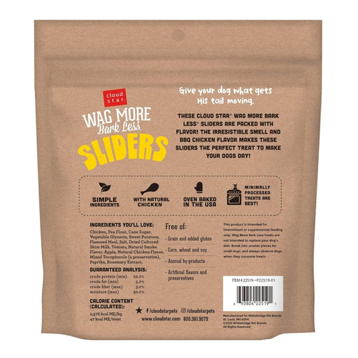 Cloudstar Wagmore Dog Sliders Grain Free Barbeque Chicken 8oz. - Petsplace.store