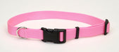 Coastal Adjustable Nylon Dog Collar with Plastic Buckle Bright Pink 1ea/1 In X 18 - 26 in - Petsplace.store