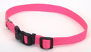 Coastal Adjustable Nylon Dog Collar with Plastic Buckle Neon Pink 1ea/3/4 In X 14 - 20 in - Petsplace.store