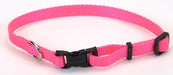 Coastal Adjustable Nylon Dog Collar with Plastic Buckle Neon Pink 1ea/3/8 In X 8 - 12 in - Petsplace.store