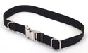 Coastal Adjustable Nylon Dog Collar with Titan Metal Buckle Black 1ea/3/4 In X 14 - 20 in - Petsplace.store