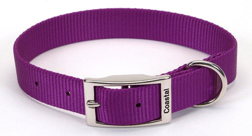 Coastal Single - Ply Nylon Collar Purple 1X18In - Petsplace.store