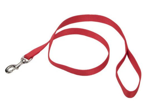 Coastal Single - Ply Nylon Dog Leash Red 1ea/1 In X 6 ft - Petsplace.store