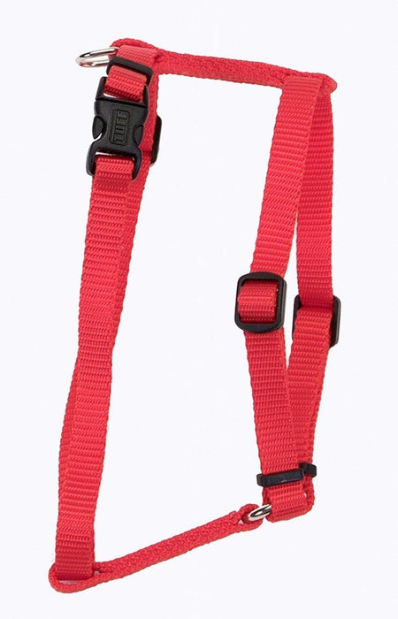 Coastal Standard Adjustable Nylon Dog Harness Red 1ea/MD, 3/4In X 18 - 30 in - Petsplace.store