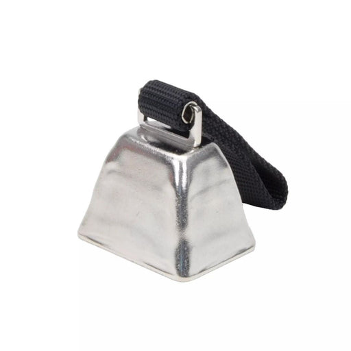 Coastal Water & Woods Nickel Cow Bell for Dogs Black 1ea/LG - Petsplace.store