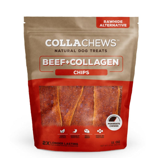 Collachews Collagen Chips Beef 11oz. - Petsplace.store