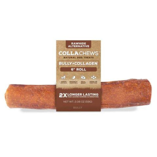 Collachews Collagen Roll PDQ Display Bully 6in. 30 Count - Petsplace.store