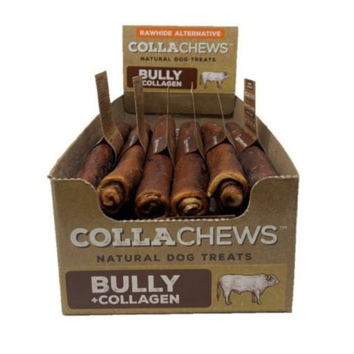 Collachews Collagen Roll PDQ Display Bully 9in. 20 Count - Petsplace.store